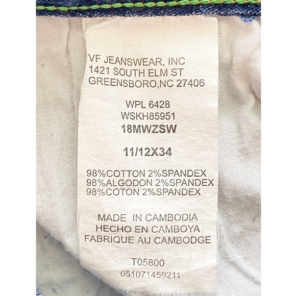 Wrangler Vintage‎ Women's Cowboy Cut High Rise Slim Straight Leg Jeans - 11x34 - Picture 11 of 11